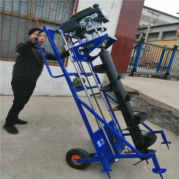 大馬力手扶式挖樹坑的機器